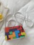Mini Colorblock Square Bag