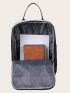 Minimalist Colorblock Functional Backpack