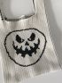 Mini Halloween Print Crochet Bag