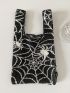 Mini Spider Web Pattern Crochet Bag