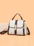 Twist Lock Flap Square Bag