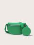 Mini Waist Bag With Random Side Small Pouch