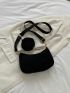 Minimalist Hobo Bag With Coin Purse