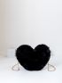 Heart Design Fluffy Novelty Bag