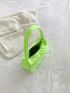 Neon-green Baguette Bag