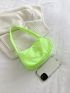 Neon-green Baguette Bag