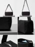 Minimalist Square Bag With Coin Purse