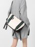 Colorblock Square Bag