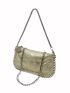 Chain Decor Baguette Bag