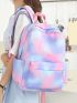 3pcs Tie Dye Functional Backpack Set