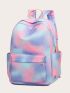 3pcs Tie Dye Functional Backpack Set