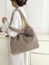 Minimalist Fluffy Shopper Bag