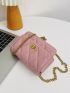 Mini Quilted Flap Chain Square Bag