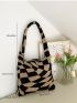 Geometric Pattern Crochet Bag