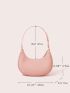 Minimalist Top Handle Hobo Bag