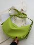 Neon Lime Hobo Bag