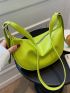 Neon Lime Hobo Bag