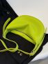 Neon Lime Hobo Bag