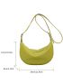 Neon Lime Hobo Bag