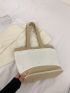 Two Tone Shopper Bag