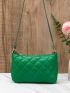 Mini Quilted Chain Decor Square Bag