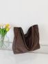 Minimalist Corduroy Shopper Bag