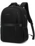 Two Tone Functional Backpack With USB Charging Port Letter Graphic