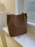 Bag for Women Corduroy Shoulder Bag Reusable Shopping Bag Casual Tote Female Handbag