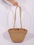 Minimalist Straw Bag