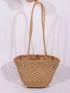 Minimalist Straw Bag