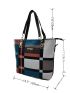 6pcs Plaid Pattern Tote Bag Set, Best Work Bag For Women