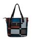 6pcs Plaid Pattern Tote Bag Set, Best Work Bag For Women