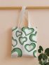 Heart Print Shopper Bag