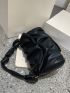 Minimalist Flap Ruched Bag