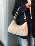 Ring Linked Ruched Bag