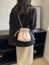 Mini Drawstring Design Bucket Bag