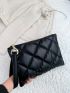 Argyle Quilted Square Bag