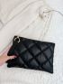 Argyle Quilted Square Bag