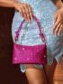 Glitter Minimalist Square Bag