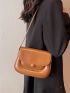 Mini Minimalist Flap Saddle Bag