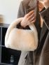 Minimalist Fluffy Square Bag