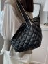 Quilted Shoulder Tote Bag