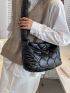 Quilted Hobo Bag