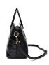 3pcs Crocodile Embossed Top Handle Bag Set