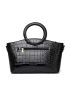 3pcs Crocodile Embossed Top Handle Bag Set