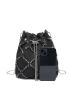 Mini Raw Trim Chain Bucket Bag