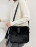 Minimalist Fluffy Square Bag