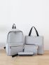 4pcs Minimalist Functional Backpack Set