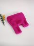 Neon-pink Fluffy Satchel Bag
