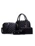 5pcs Argyle Quilted Tote Bag Set, Best Work Bag For Women